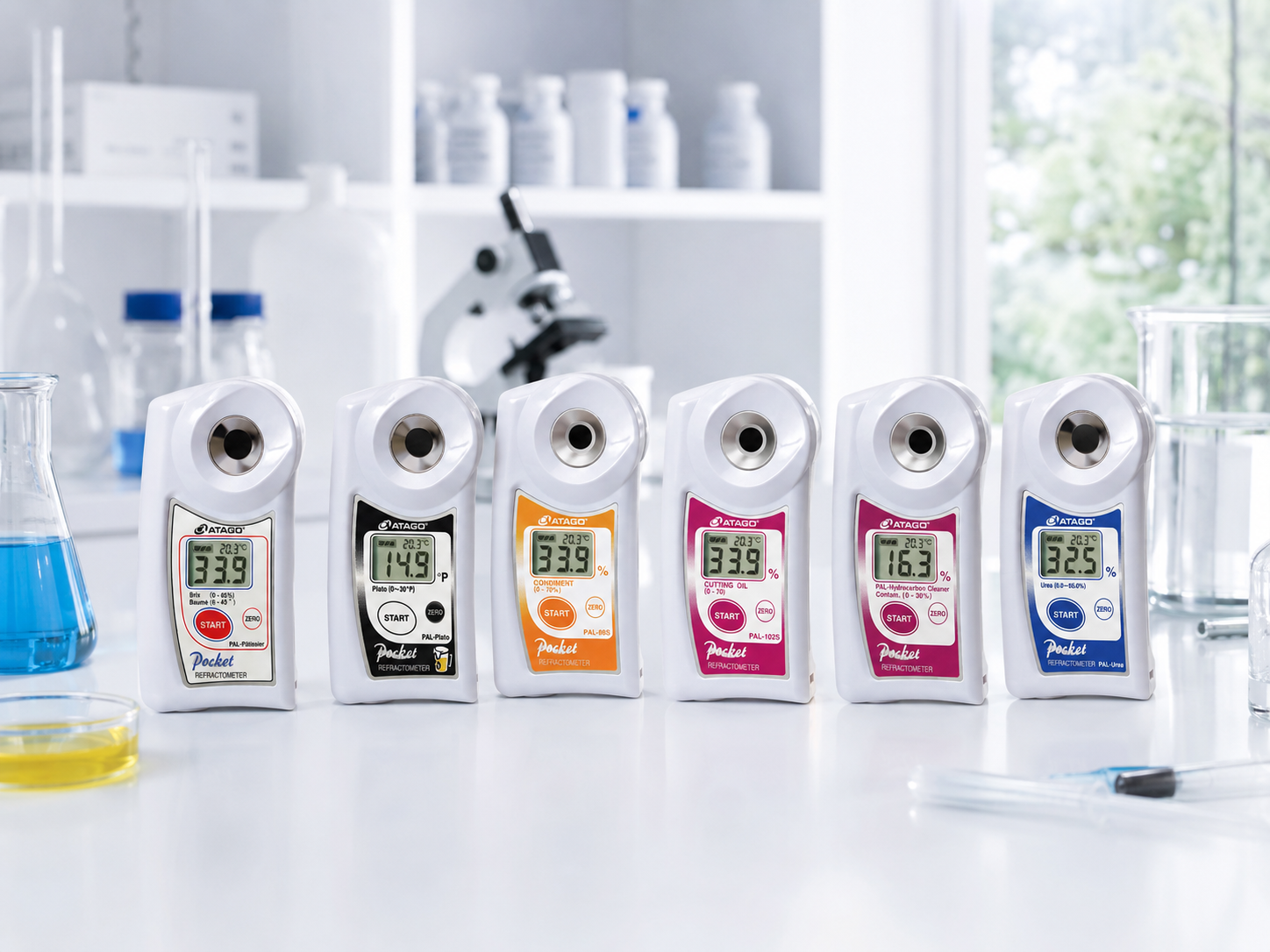 Atago refractometers for food and feed testing